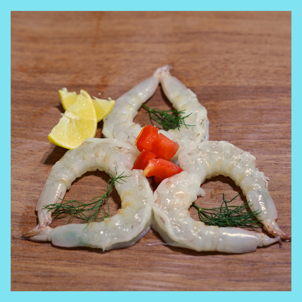 1 KG Large Peeled Shrimps (Frozen)
