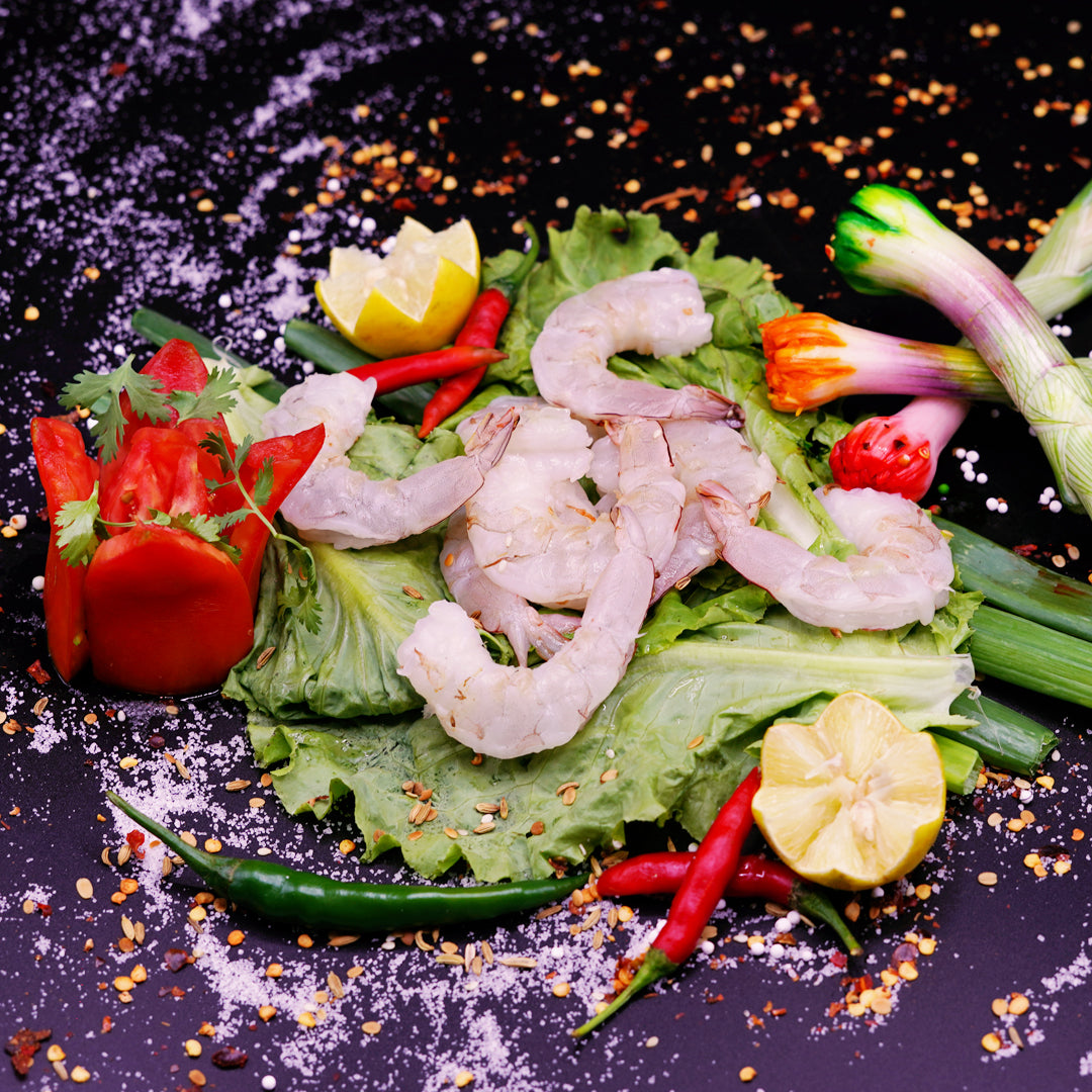 1 KG Large Peeled Shrimps (Frozen)
