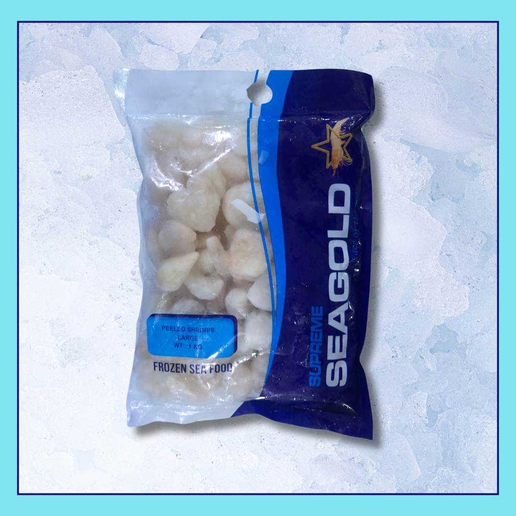 1 KG Large Peeled Shrimps (Frozen)