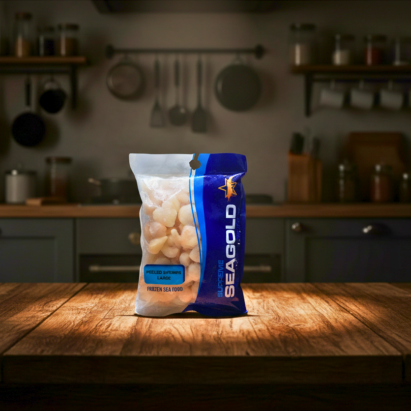 1 KG Large Peeled Shrimps (Frozen)